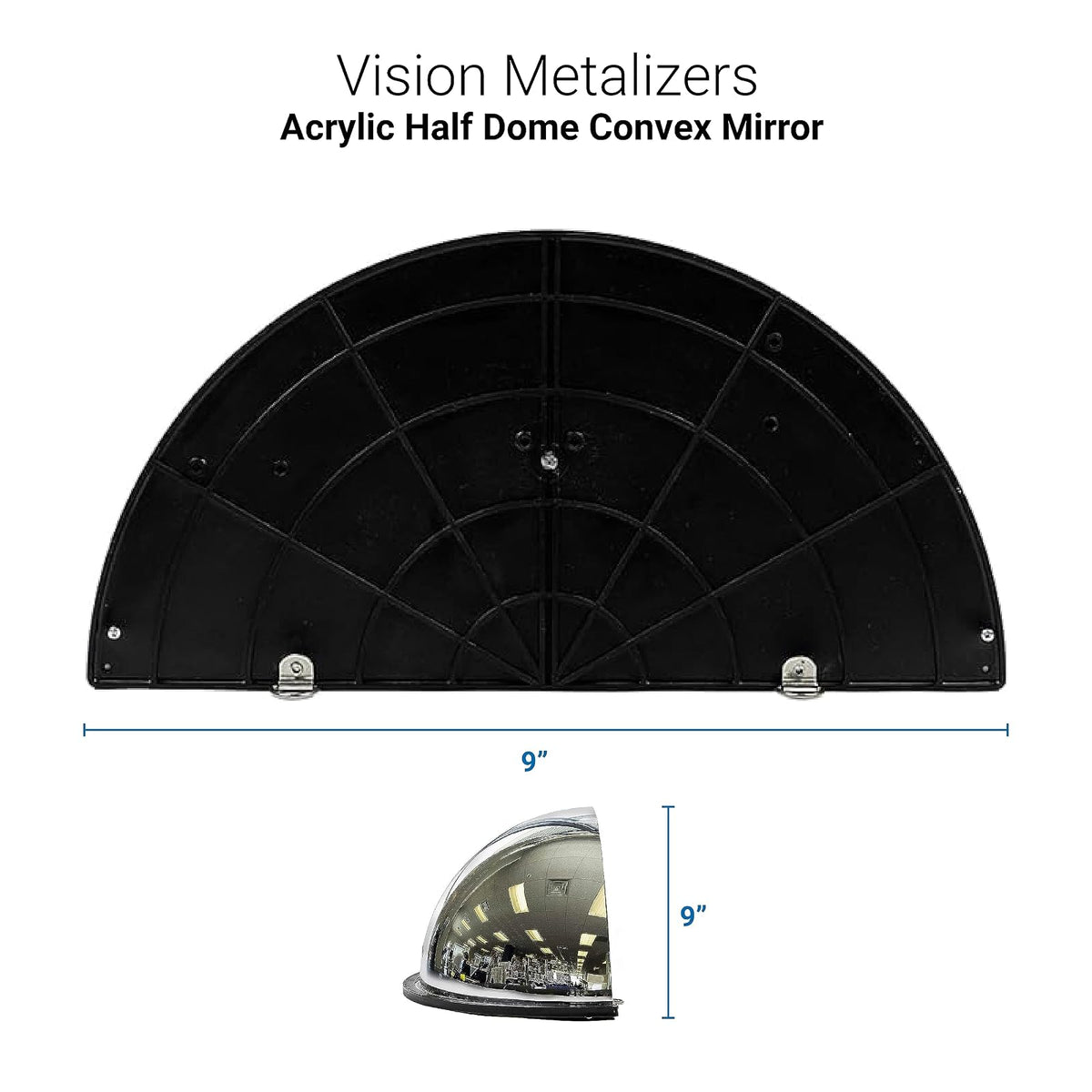 Vision Metalizers Espejo convexo acrílico