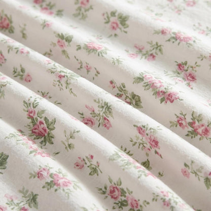 Laura Ashley Home | Colección de Franela | Juego de sábanas de Franela de algodón Ultra Suave y Acogedor, Ligero, de Alta Calidad, Antiarrugas, antidecoloración, Resistente a Las Manchas e