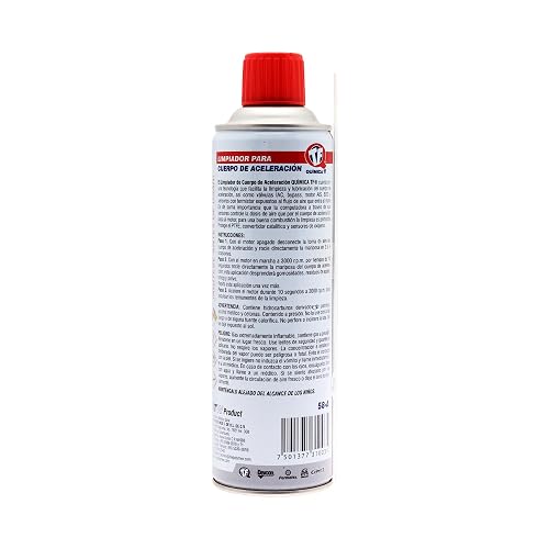 Limpiador para Cuerpo DE ACELERACIÓN. QUIMICA TF ® Aerosol 400 g.