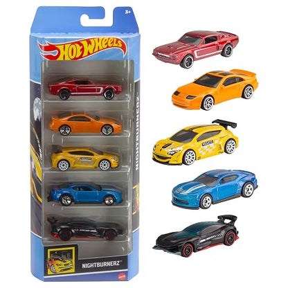 Hot Wheels Paquete Sorpresa 5 Autos Diecast 3+ Años | Coleccionables, tamaño mini