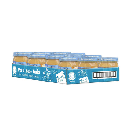 Gerber Papilla Etapa 4, A Partir de 12 Meses, Pollo, Verduras y Papas, Pack 12 Frascos de 250 g c/u