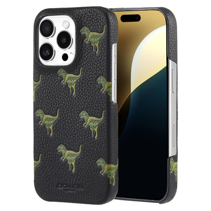 Coach Funda Delgada de Lona para iPhone 16 Pro Max - Repeat Rexy - iPhone 16 Pro