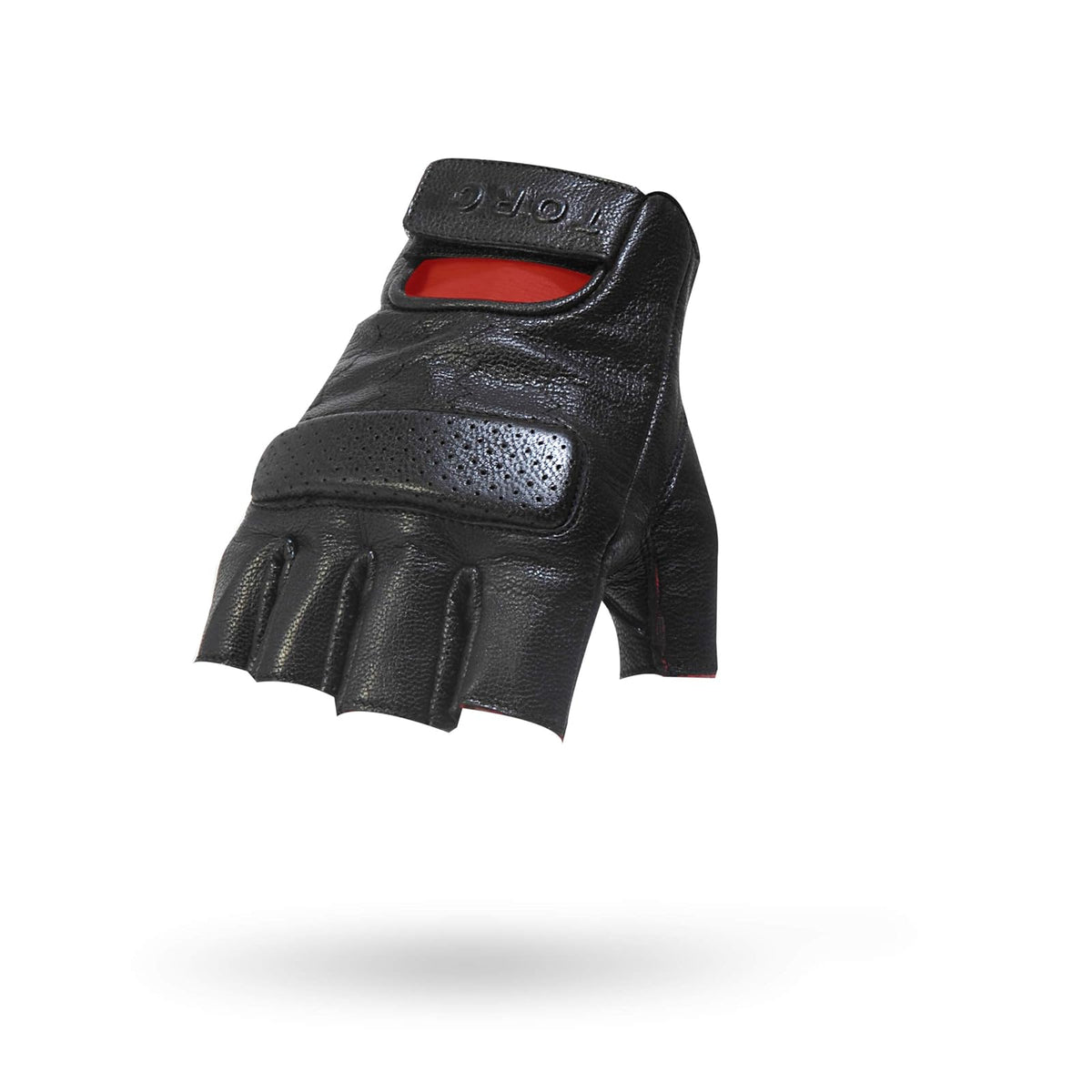 TORC Guantes de Carreras de Motocicletas para Hombres, Unisex-Adultos, Gancho y Bucle, Cuero, Ambidiestros - 2XL - Negro (Black)
