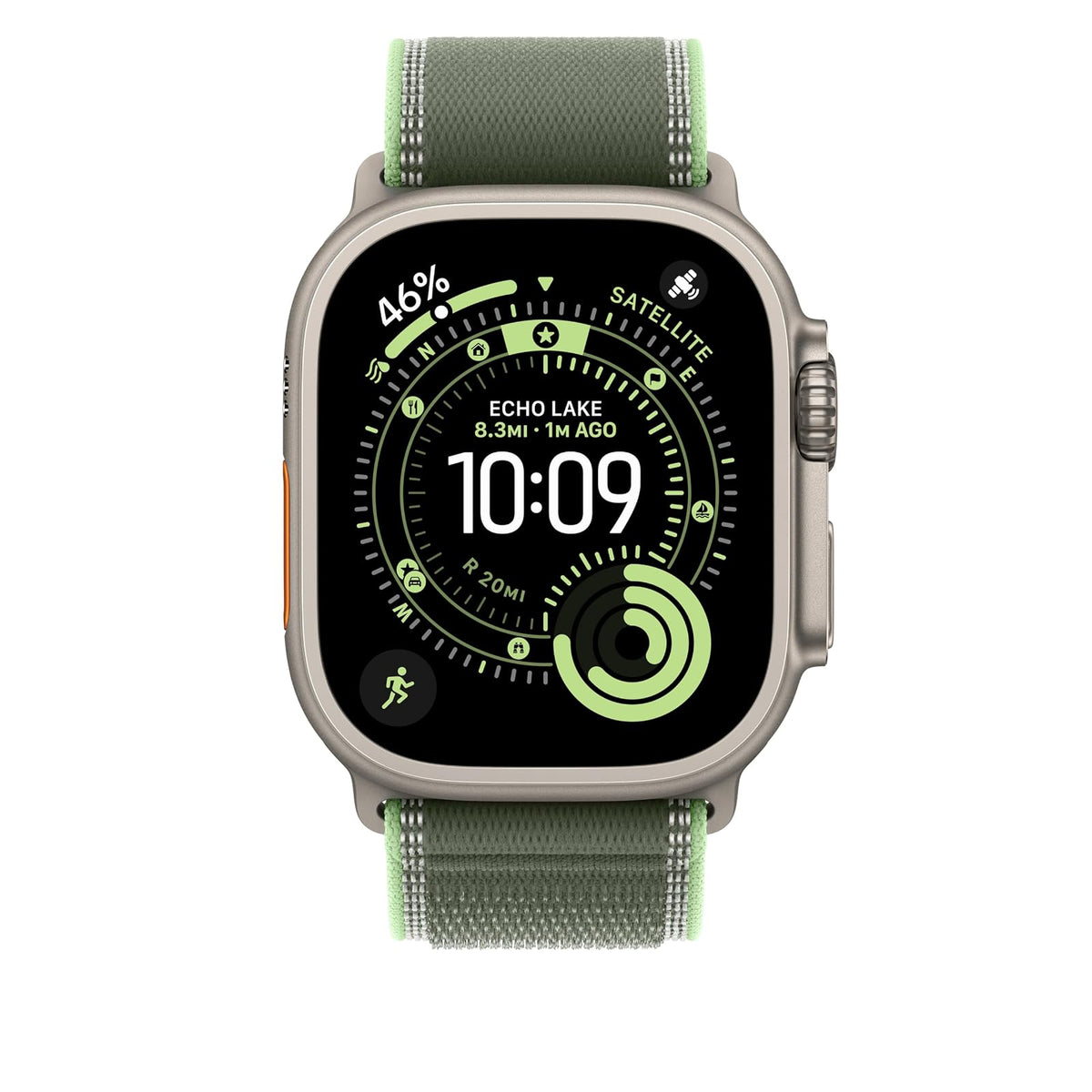 Apple Watch Band - Correa Trail - 49 mm - Verde/neón - S/M