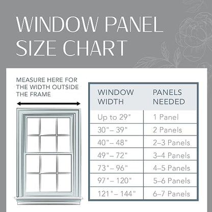 Elrene Home Fashions 026865643039 Panel de Cortina Sencillo con lengüeta sólida, para Interiores/Exteriores, Azul, 52" x 108", 1, 1