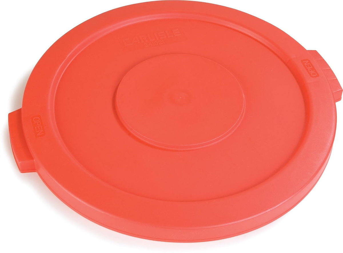 Carlisle 34102124 Bronco - Tapa redonda para contenedor de alimentos, 20 galones, color naranja - 1 unidad - 20 Gallon Lid - naranja - fiesta de bloques