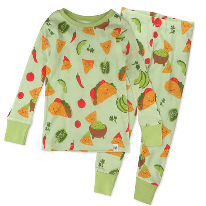 HonestBaby 2-Piece Pajamas Sleepwear Pjs 100% Organic Cotton for Baby, Toddler, Kids, Boy Juego de pijamabebés niños