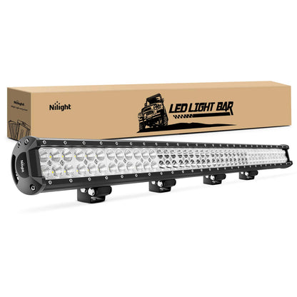 Nilight Barra de Luces LED de Trabajo para Todo Terreno, Varias Medidas - 1PC 39Inch 252W LED Light