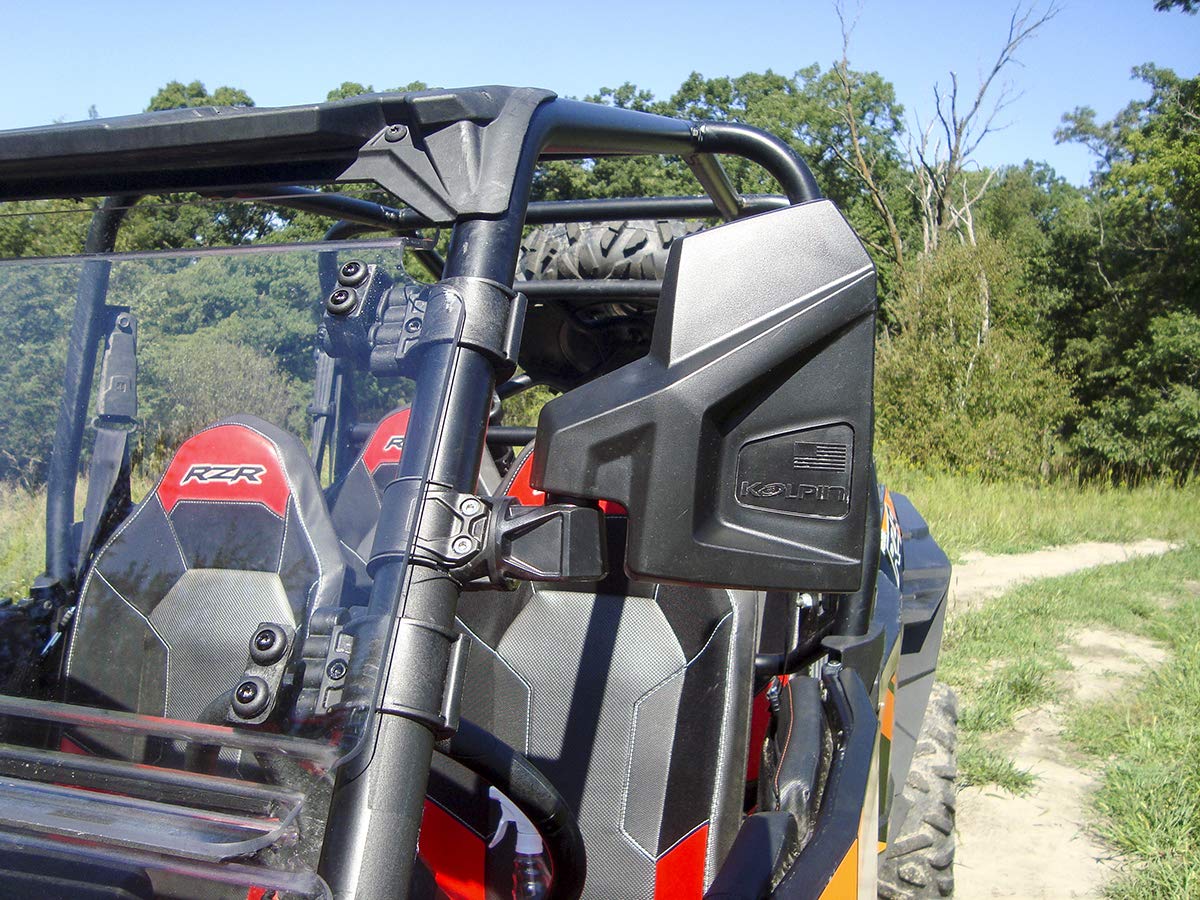 Kolpin 98312 UTV Universal Side/Rear Mirror Combo Package