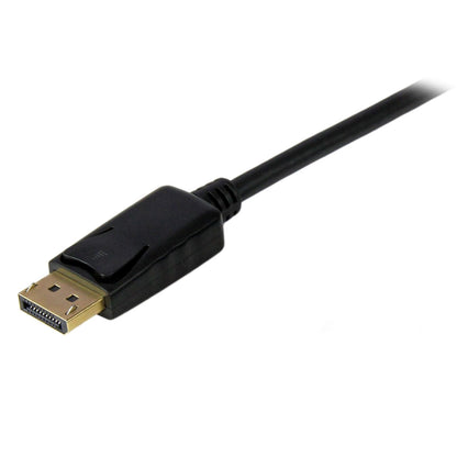 StarTech DP2VGAMM6B Cable 1.8m de Video Adaptador Convertidor DisplayPort DP a VGA, Activo, 1080p, Color Negro, 6 ft