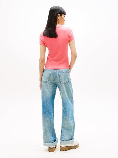 Tommy Hilfiger Playera Manga Corta para Mujer