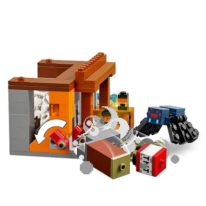 LEGO® Minecraft® La Expedición a la Mina del Armadillo Figura de Juguete basada en el Videojuego, Set de construcción con Personajes, Regalo para niños y niñas Desde 8 años 21269