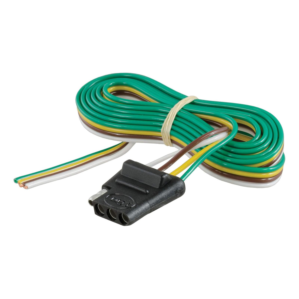 CURT Arnés de Cableado Plano para Remolque de 4 Pines 58040, 60 in de Cable