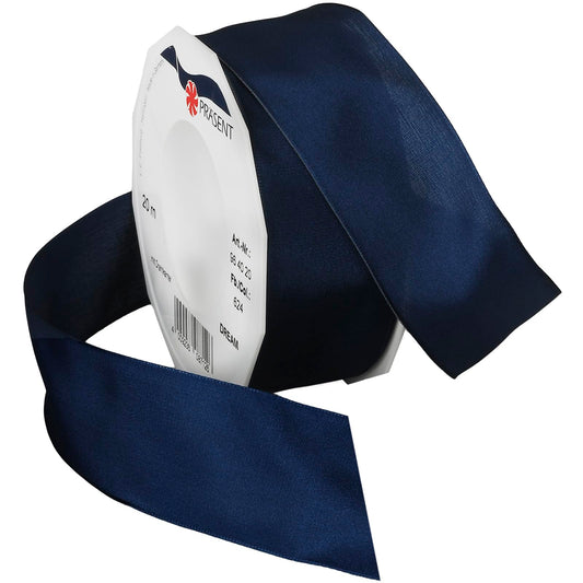 Morex Ribbon 09638/20-624 Dream Wired Taffeta Ribbon Spool, 1-1/2-Inch by 22-Yard, Navy
