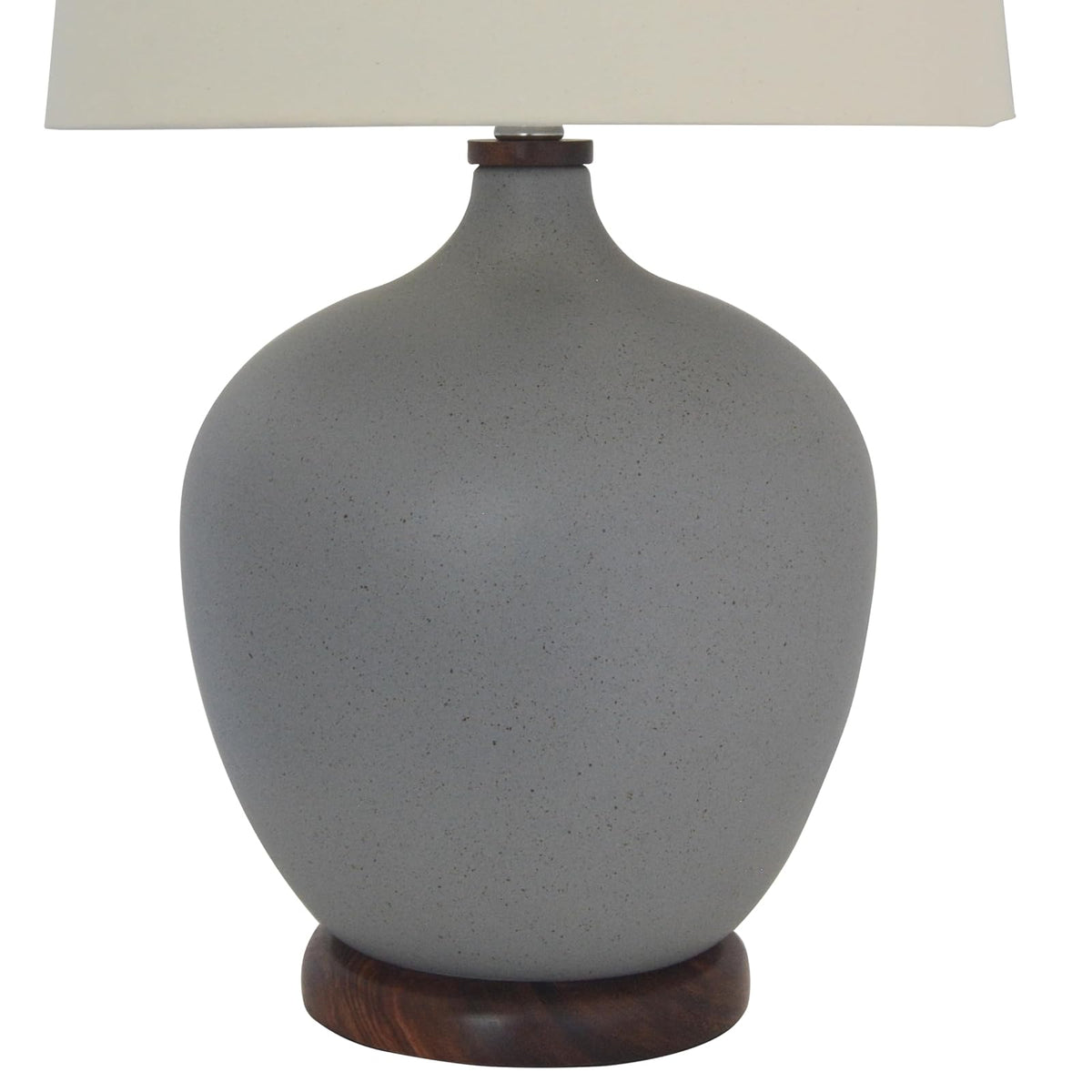 Luzerna CM-0114 Lámpara De Buro Dama Juana, Color Gris Ceniza, 1 Unidad