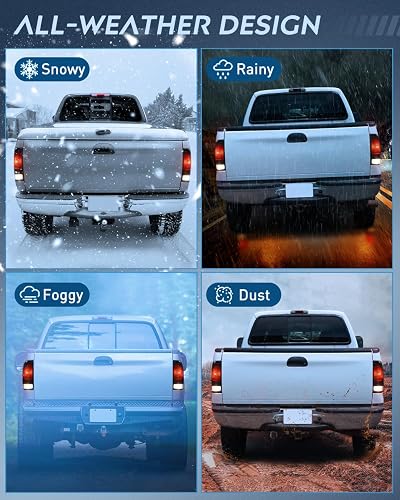 Nilight Conjunto de Luz Trasera Compatible con F-150 F-250 F-350 F-450 F-550 Super Duty 1997-2007