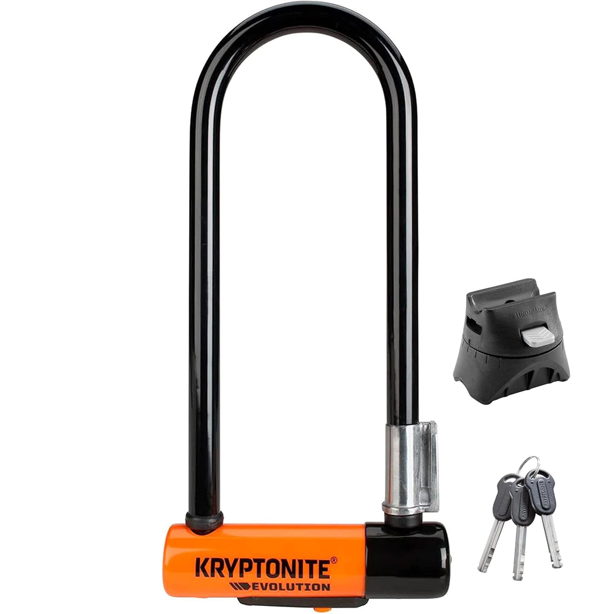 Kryptonite Evolution - Candado en U con Soporte FlexFrame-U (11-14 mm)