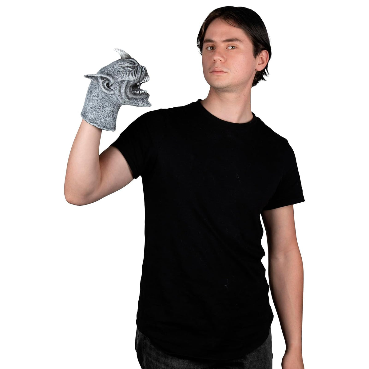 Ghoulish Productions Gargoyle Puppet de Látex – Accesorio de Disfraz de Terror Tipo Gargola con Detalles Realistas Pintados a Mano – Accesorio de Halloween, Casas Embrujadas y Coleccionistas