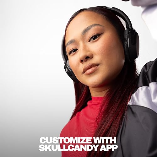 Audífonos Skullcandy Riff 2 On-Ear Inalámbricos, 34 Horas de Batería, Micrófono, Compatibles con iPhone, Android y Dispositivos Bluetooth, Negro