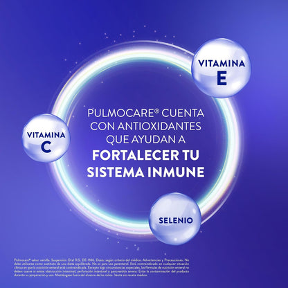 Pulmocare - Caja con 24 piezas de 237ml, Sabor Vainilla, Ideal para Pacientes con Enfermedades Pulmonares, Libre de Glucosa y Gluten