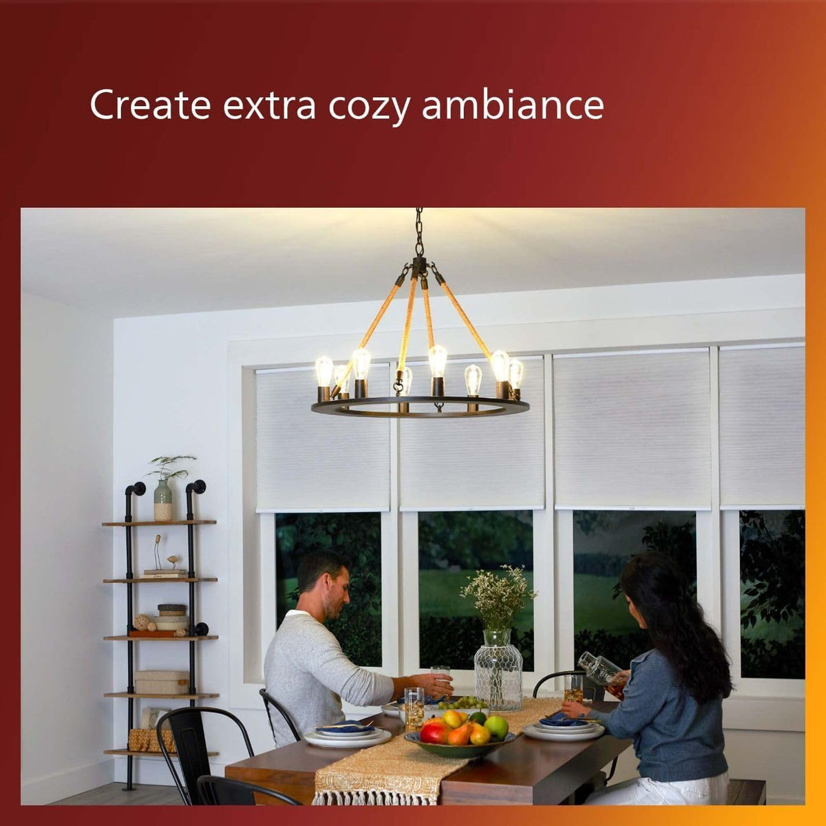 PHILIPS LED clásico sin parpadeo en espiral transparente ST19 regulable, tecnología EyeComfort, 500 lúmenes, blanco suave (2700 K), 5.5W = 60W, certificado por título 20, base E26, paquete de 1