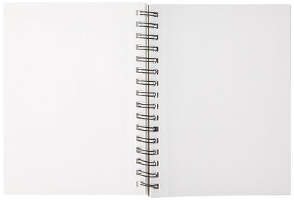 Canson - Bloc de papel Artist Series Mix Media para medios húmedos o secos, doble superficie, fina o mediana, encuadernado con alambre lateral, 138 libras, 5.5 x 8.5 pulgadas, 30 hojas
