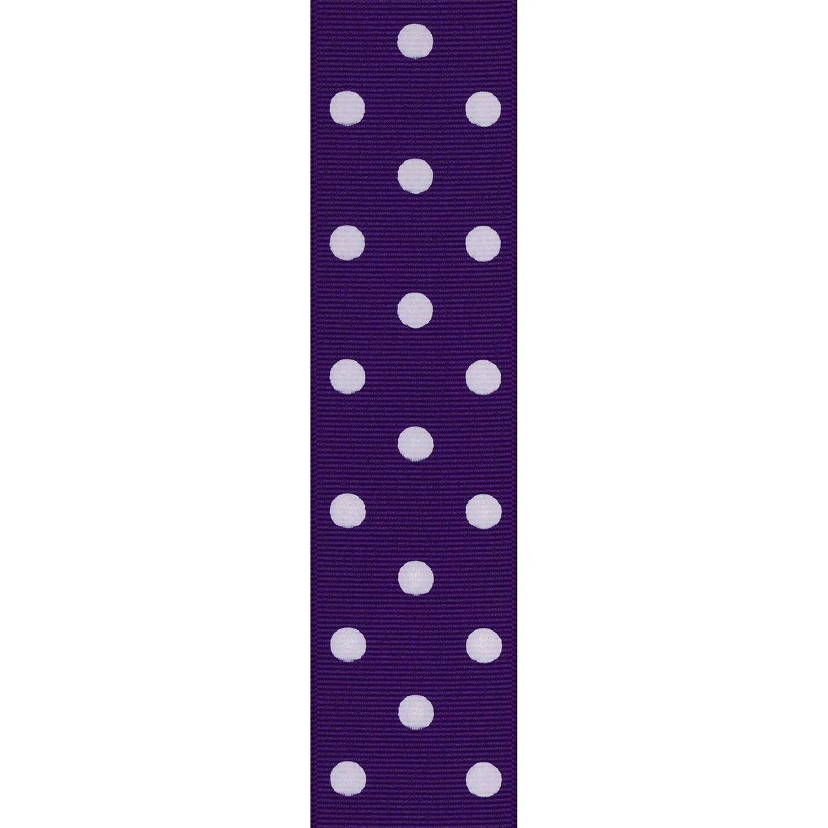 Offray groguén de Lunares Craft Cinta, Básquetbol, Púrpura Real, 1 2" x 9', 1, 1