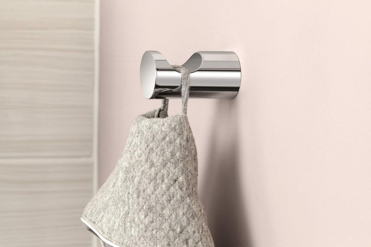 Moen YB0403CH Align Modern - Gancho para bata individual, chapado en cromo