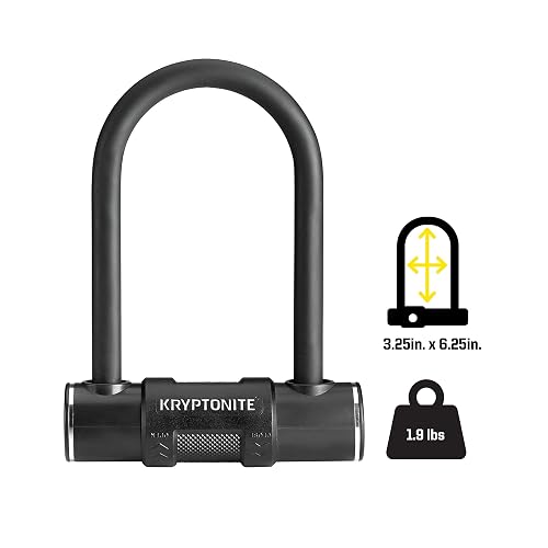 Kryptonite - Mini candado U-lock con cable de