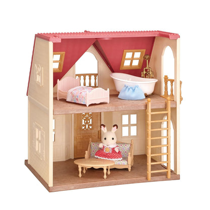 Calico Critters Red Roof Country Home Casa de Muñecas - Cottage - rojo