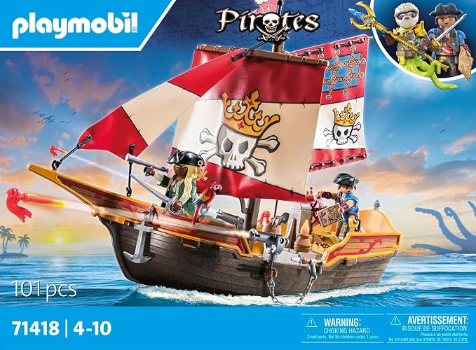 Playmobil 71418 Barco Pirata
