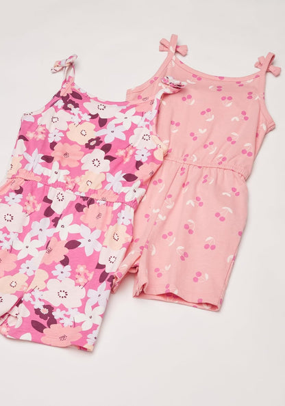 Gerber Sin Manga Estampado Mameluco Niñas