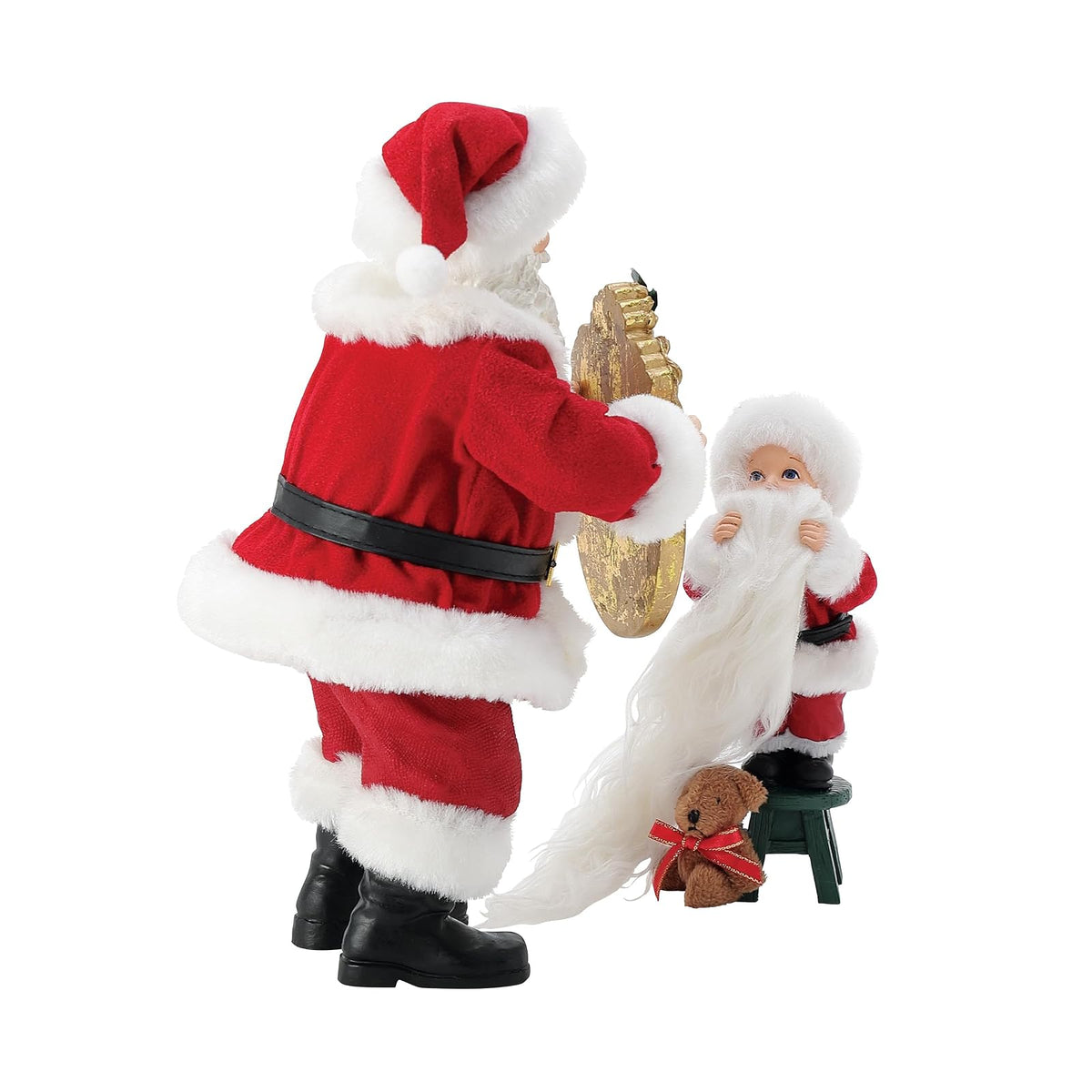 Department 56 Possible Dreams Christmas Traditions - Juego de Cifras de Papá Noel Seeing is Believing, 10.5 Pulgadas, Multicolor