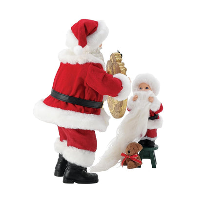Department 56 Possible Dreams Christmas Traditions - Juego de Cifras de Papá Noel Seeing is Believing, 10.5 Pulgadas, Multicolor