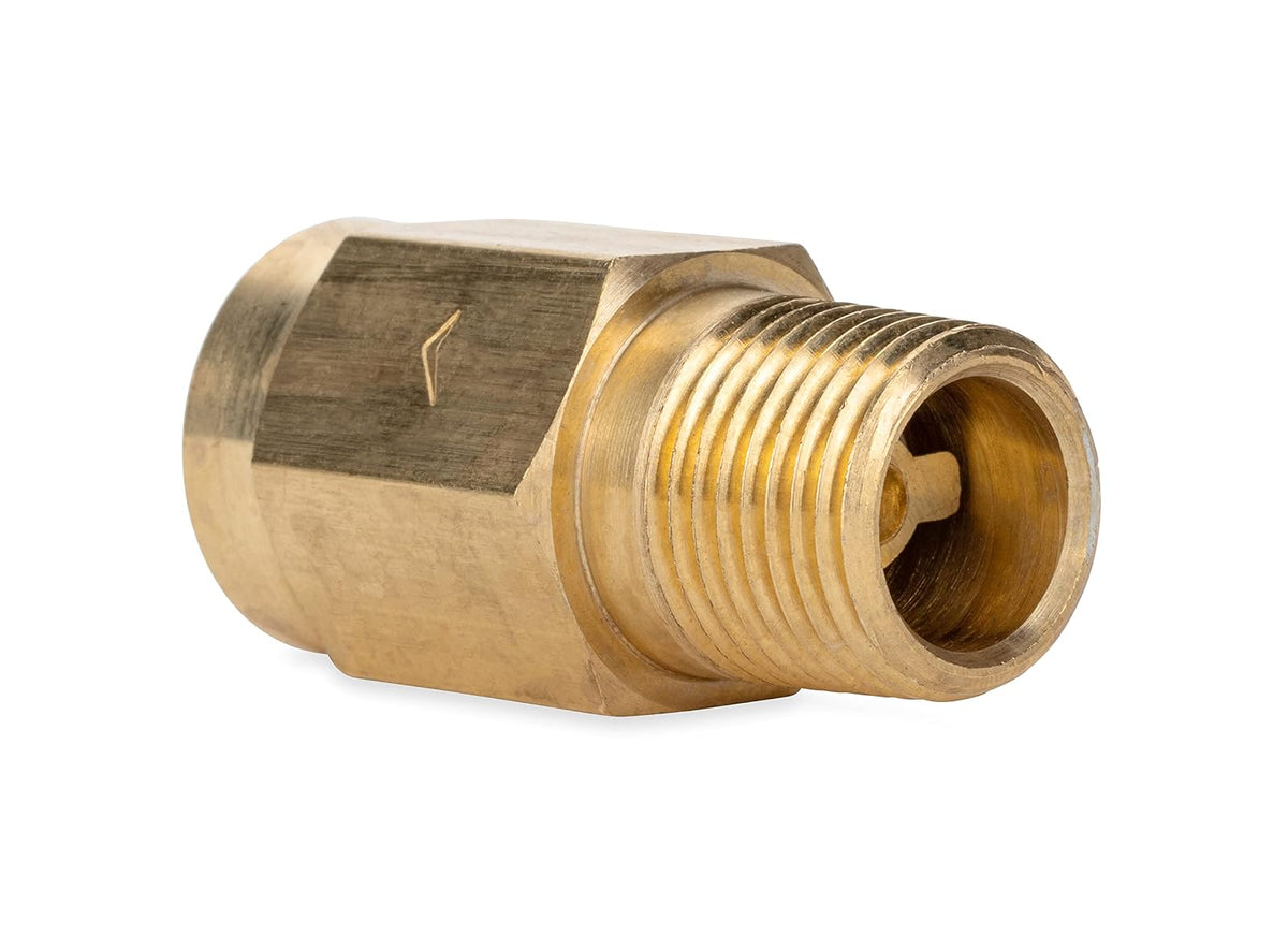 Camco Preventor de Reflujo 23303 para Calentador de Agua de RV de Latón 1/2 Pulgada NPT