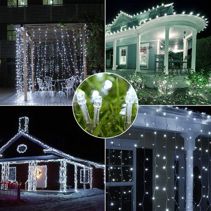Series de Luces led - Luces de Navidad con 8 modos de iluminación Guirnalda de Luces de Navidad