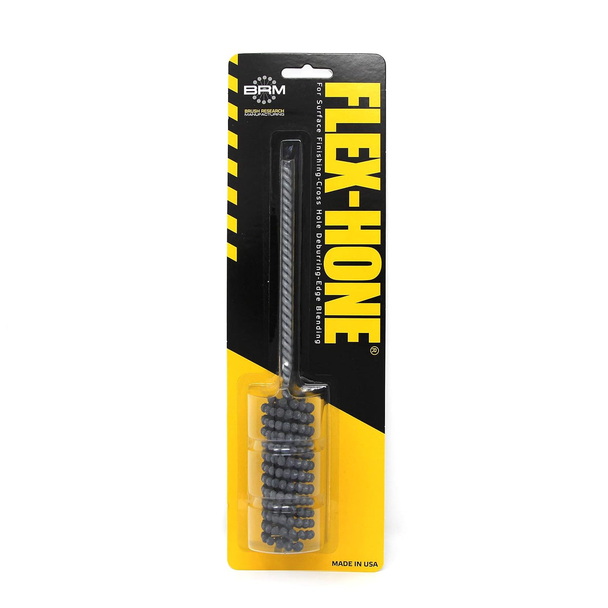 Brush Research FLEX-HONE Cylinder Hone, BC Series, Silicon Carbide Abrasive, 7/8" (22 mm) Diameter, 240 Grit Size