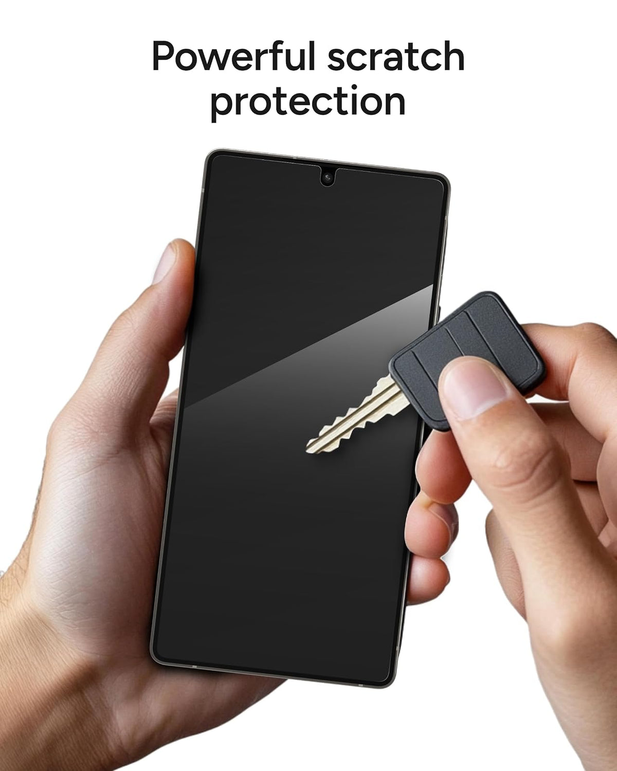 Zagg Glass+ Protector de Pantalla Samsung Galaxy S25 Ultra | Vidrio brillante, resistente a arañazos, 1 pieza, protección 3x más fuerte