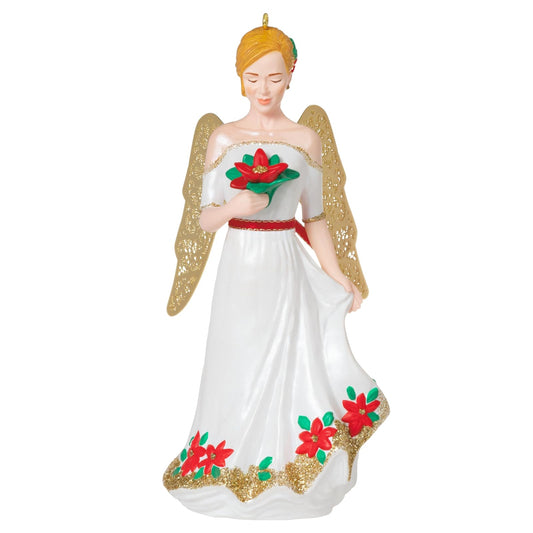 Hallmark - Adorno navideño de Recuerdo 2023, ángeles de Navidad, Buena alegría, Regalos religiosos