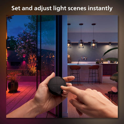 Philips Hue 578773 Tap NAM Interruptor de esfera negra, 2 piezas