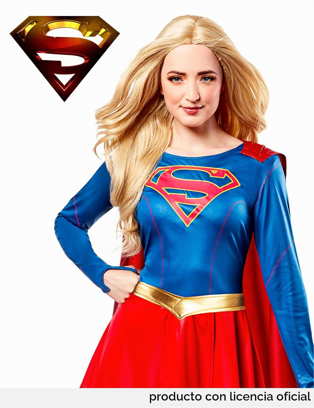 Rubie'S Vestido de Disfraz de Supergirl para Programa de televisión Disfraces de tamaño adultoMujer
