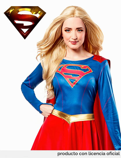 Rubie'S Vestido de Disfraz de Supergirl para Programa de televisión Disfraces de tamaño adultoMujer