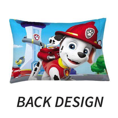 Franco Funda de Almohada Reversible de Microfibra súper Suave, 50,8 x 76,2 cm, Patrulla Canina
