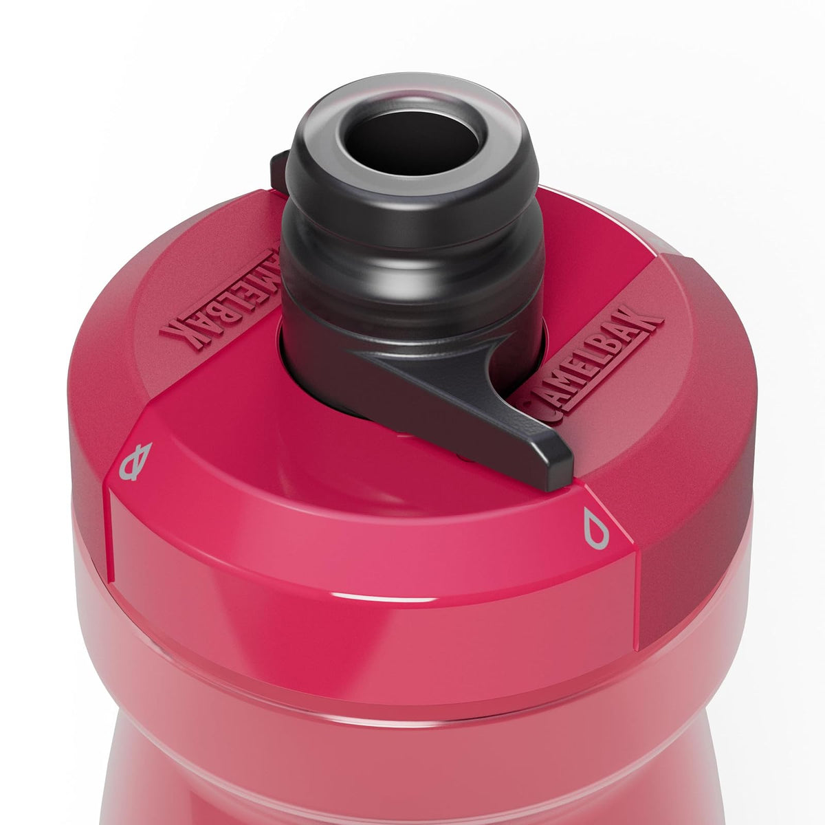 CamelBak Podium Bike - Botella de Agua para apretar con Bayas de Mercurio, 21 onzas