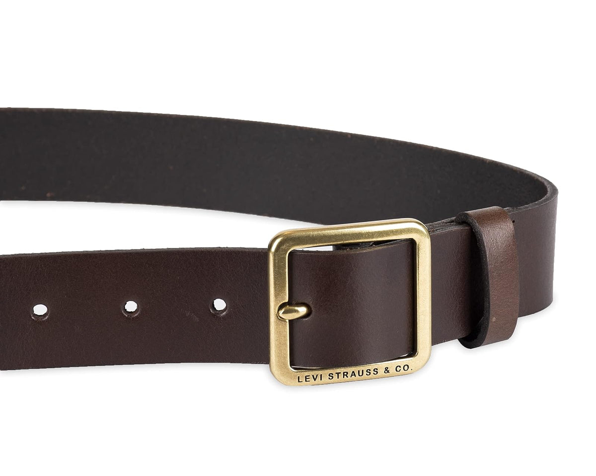 Levi's Casual Square Center Bar Buckle Belt Cinturón Mujer
