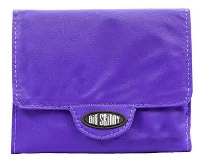 Big Skinny Billetera Trixie tri-fold delgada para mujer, con capacidad para hasta 30 tarjetas - Púrpura