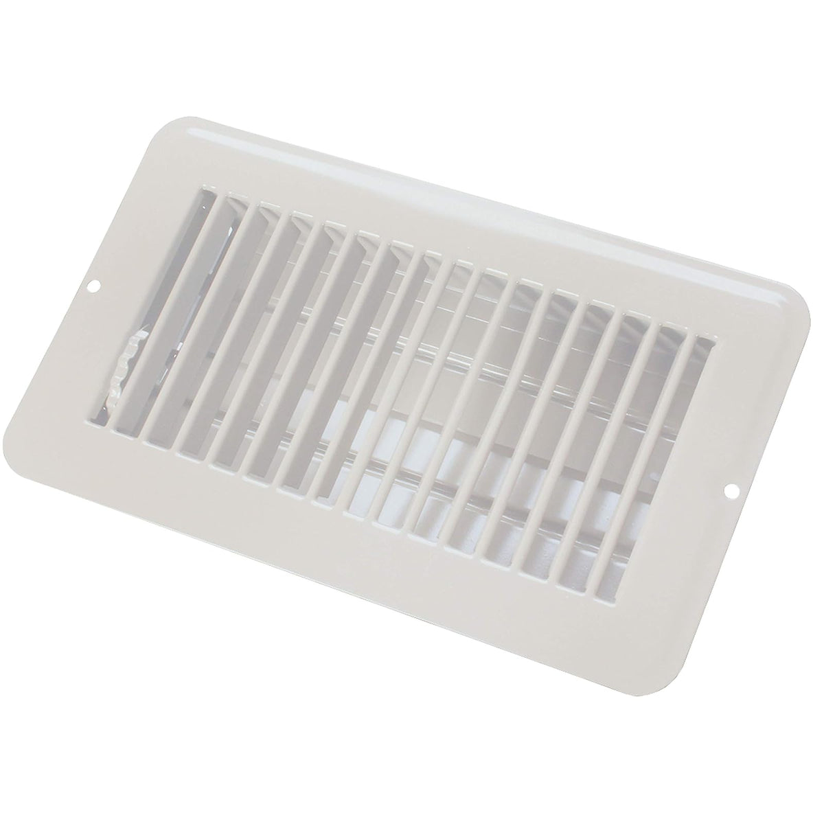 JR Products 02-28965 Dampered Floor Register - 4" x 8", White