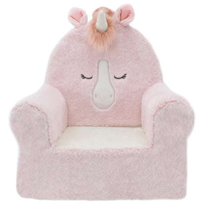 Soft Landing Sweet Seats, Silla de Descanso para niños pequeños de Alta Calidad y cómoda con asa de Transporte y Bolsillos Laterales, Unicornio Rosa