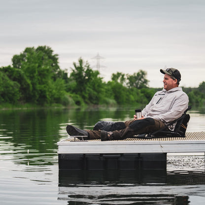 Pelican Ergoboost - Asiento de Kayak Plegable y Compacto - Ajustable Con Soporte Trasero - Elevador Multifuncional