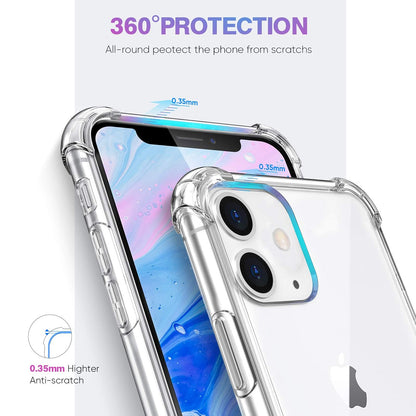ORIbox Funda Compatible con iPhone 11, con 4 Esquinas, protección a Prueba de Golpes